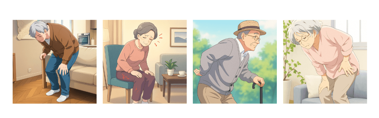 坐骨神経痛の症状に悩んでいる人達